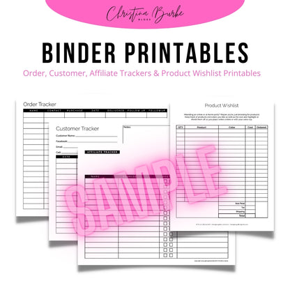 Binder Printables Bundle - Digital Download